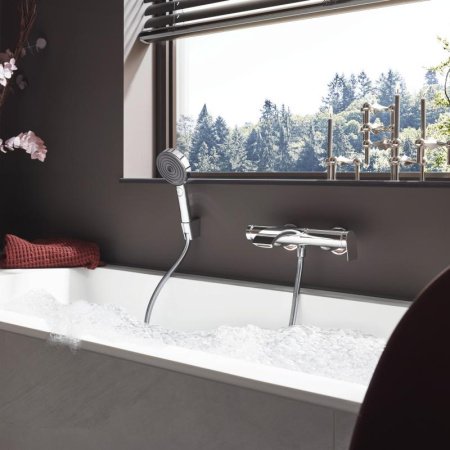 Душевая лейка Hansgrohe Pulsify 105 3jet Relaxation 24110000 хром