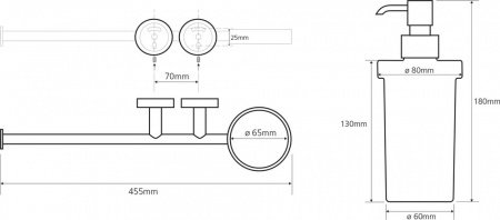 Полотенцедержатель Bemeta Omega 104019012 Хром