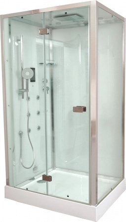 Душевая кабина Timo Premium PURO Н-511 R 120x90x220 профиль хром глянцевый, стекло прозрачное