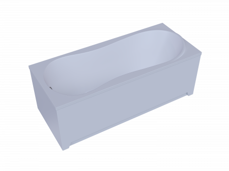 Акриловая ванна Aquatek Афродита 170x70 см пустая с фр.экр. слив слева