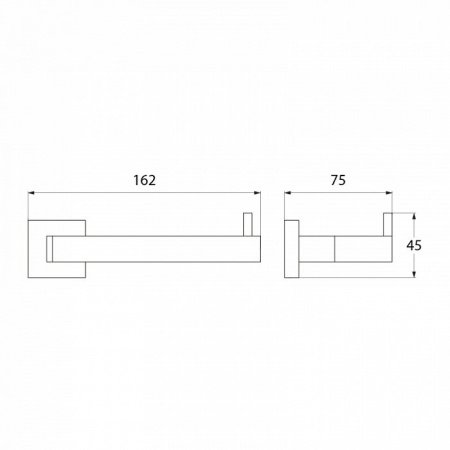 Держатель туалетной бумаги IDDIS Corot L206 хром