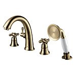 Смеситель для ванны с душем Lemark Vintage LM2841B бронза