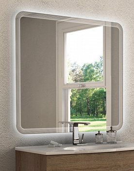 Зеркало Cezares 100 со встроенной LED подсветкой с LED подсветкой