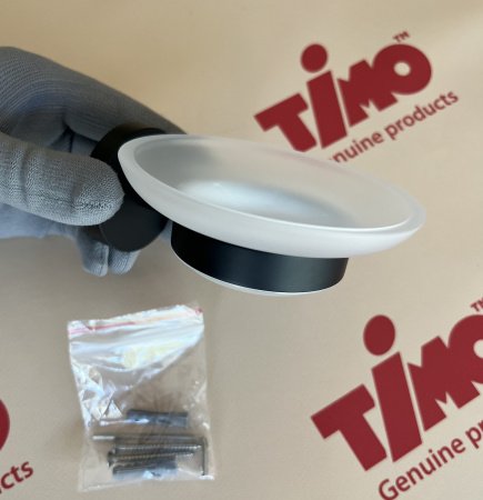 Мыльница подвесная Timo Saona 13021/03 черный матовый