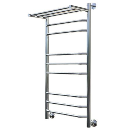 Полотенцесушитель водяной Тругор Браво серия 3 100х50 хром, с полкой