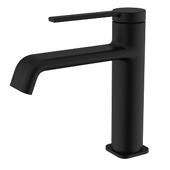 Смеситель для раковины AQUAme Asti AQM6410MB черный матовый