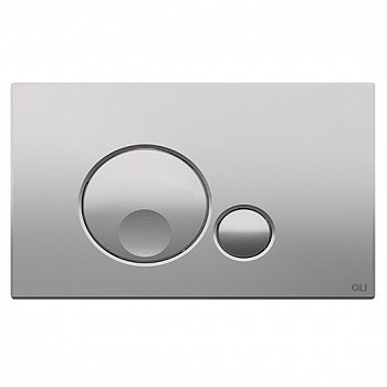Кнопка смыва для унитазов OLI GLOBE 152951 хром матовый