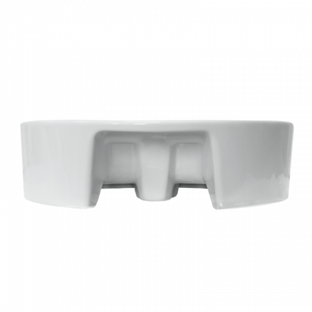 Раковина накладная 45см Sanita Luxe Best BST43SLWB01SH белый