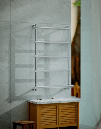 Полотенцесушитель электрический Margaroli Sole 542-5 5424705CRNB 840х570 хром