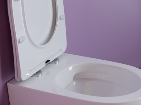 Унитаз подвесной безободковый Ceramica Nova Uno CN11001 белый