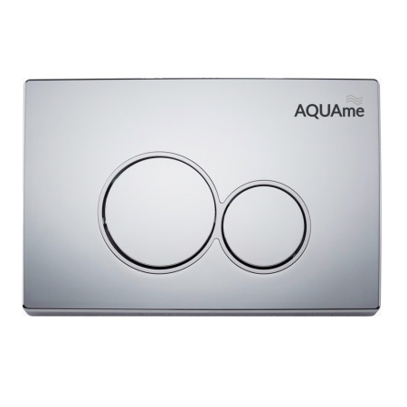Панель смыва AQUAme AQM4101CR хром