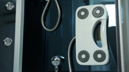 Душевая кабина Timo Standart T-1101 100x100x220 профиль хром матовый, стекло прозрачное