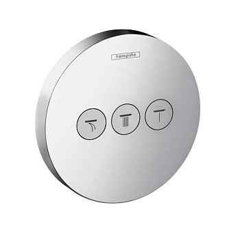 Переключатель для душа на 3 потребителя Hansgrohe ShowerSelect S 15745000 хром