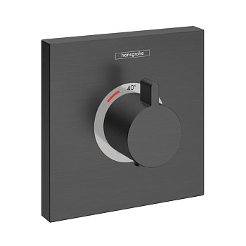 Термостат для душа Hansgrohe ShowerSelect 15760340 хром черный шлифованный