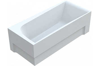 Ванна акриловая левосторонняя Vayer BOOMERANG Гл000010188, 180x80