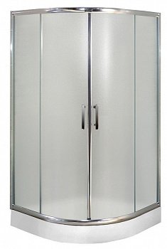 Душевой угол Esbano ES-8025 100x100x200 профиль хром, стекло матовое