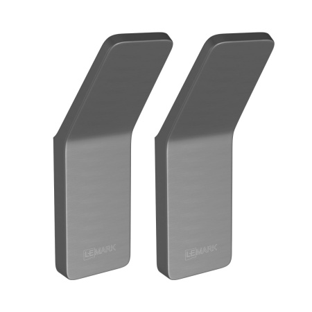 Крючок одинарный Lemark SMOOTH LINE 9716003 графит