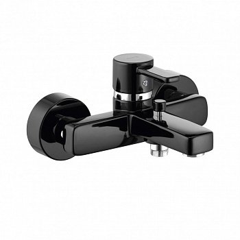 Смеситель для ванны с душем Kludi Zenta  386708675 хром/черный