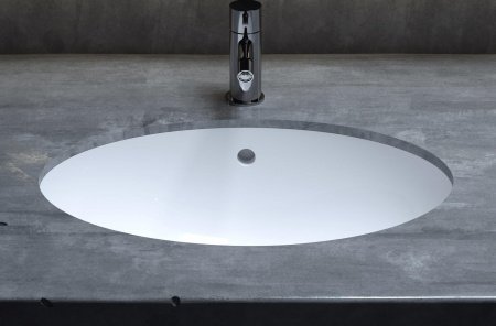 Раковина встраиваемая снизу 56.5см Salini Callista 1101109M белый матовый