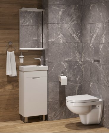 Раковина подвесная 40см Sanita Luxe Fest FST40SLWB01 белый