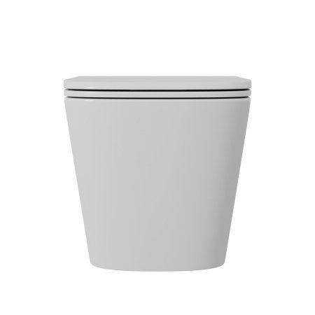 Унитаз подвесной D&K Quadro DT1516016 белый, с сиденьем микролифт