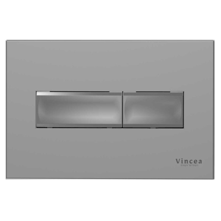 Кнопка смыва для унитазов Vincea Line VFP-732MG серый матовый