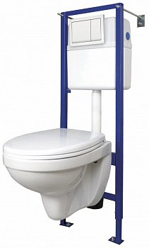 Комплект Cersanit DELFI TPL + VECTOR + ENTER  белый