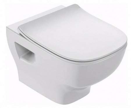 Подвесной унитаз Jacob Delafon Struktura E21754RU-00 с инсталляцией, кнопка хром