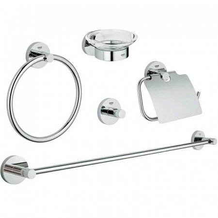 Набор аксессуаров для ванной Grohe Essentials 40344001 Хром
