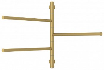 Полотенцесушитель электрический Сунержа Триада 54х58.5 золото матовое