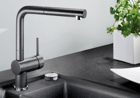 Смеситель для кухни Blanco Linus-S 516688 антрацит