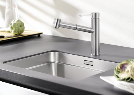 Смеситель для кухни Blanco Ambis-S 523119 нержавеющая сталь
