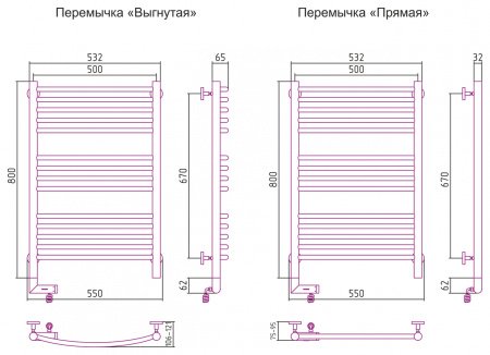 Полотенцесушитель электрический Сунержа Богема 2.0 80х50 сатин, подключение левое