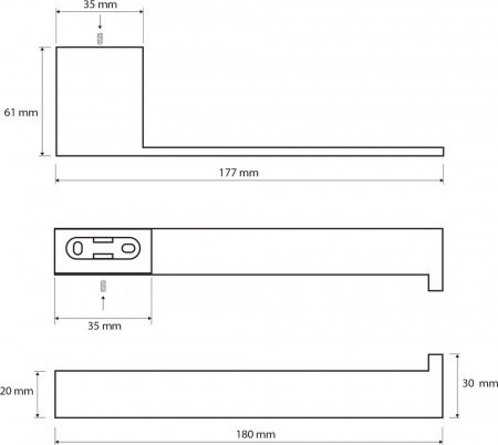 Держатель для туалетной Bemeta Via 135012022 Хром