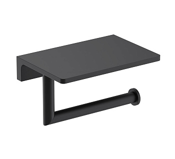 Держатель туалетной бумаги подвесной Timo Saona 13043/03 черный матовый