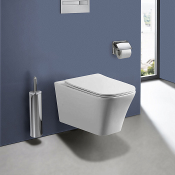 Унитаз подвесной безободковый Vincea Cool VT1-210 белый, с сиденьем микролифт