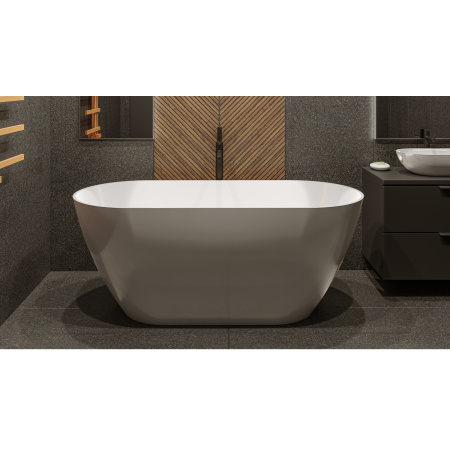 Ванна WHITECROSS Coral A 165x75 (белый глянец) иск. камень