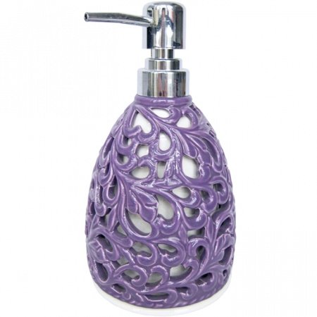 Дозатор жидкого мыла Fixsen Livy A213-P1-1 Белый Фиолетовый Хром