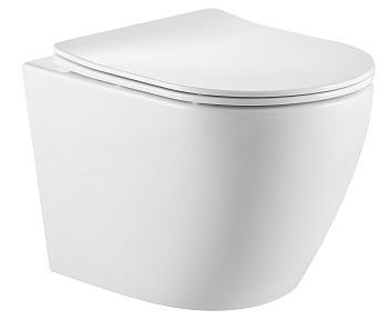 Унитаз подвесной Santiline Торнадо SL-5025 белый