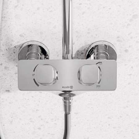 Душевая стойка Kludi Cockpit Explorer 8005005-00 c термостатом