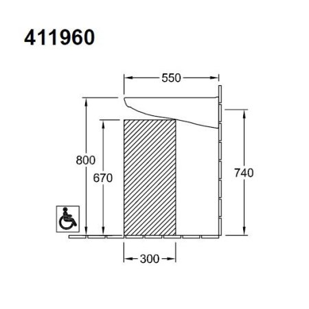 Раковина Villeroy&Boch O'Novo Vita 60 41196001 Белый альпин