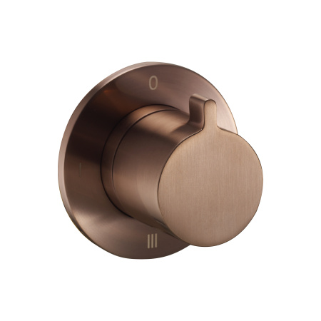 Переключатель для душа на 3 положения с функцией "стоп" Benesque Lumiere 12010606 бронза брашированная