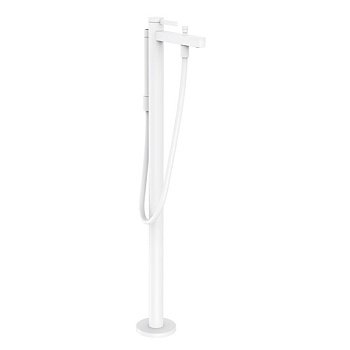 Смеситель напольный для ванны Hansgrohe Finoris 76445700 белый матовый