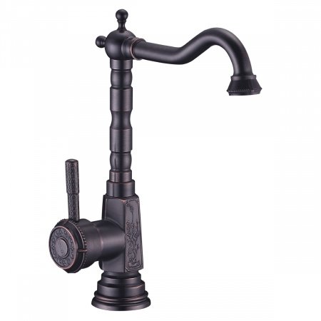 Смеситель для кухни Lemark Jasmine  LM6605ORB черная бронза