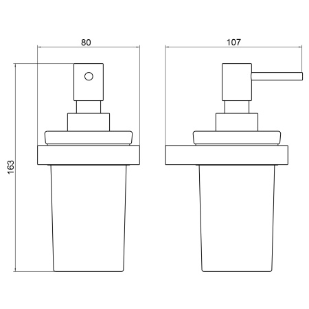 Дозатор Timo Petruma 15239/03 черный матовый