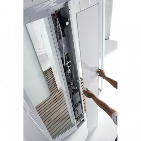 Душевая кабина Orans 89102LW 150x100x220 профиль белый, стекло прозрачное