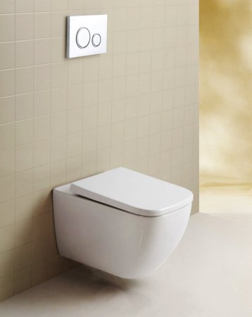 Унитаз BelBagno Alpina BB10100CHR подвесной без сиденья