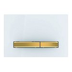Кнопка смыва Geberit Sigma 50 115.672.11.2 белый/латунь Кнопка смыва Geberit Sigma 50 115.672.11.2 белый/латунь