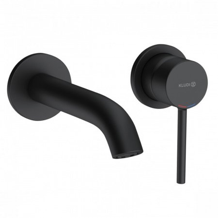 Смеситель для раковины Kludi Bozz 382443976 черный матовый
