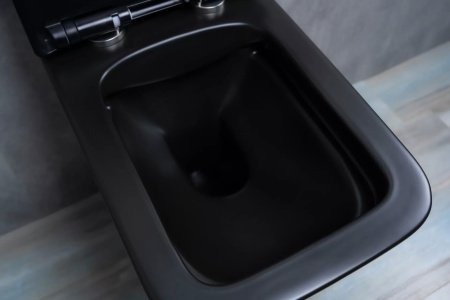 Унитаз подвесной GID Tr2144BM безободковый, черный матовый